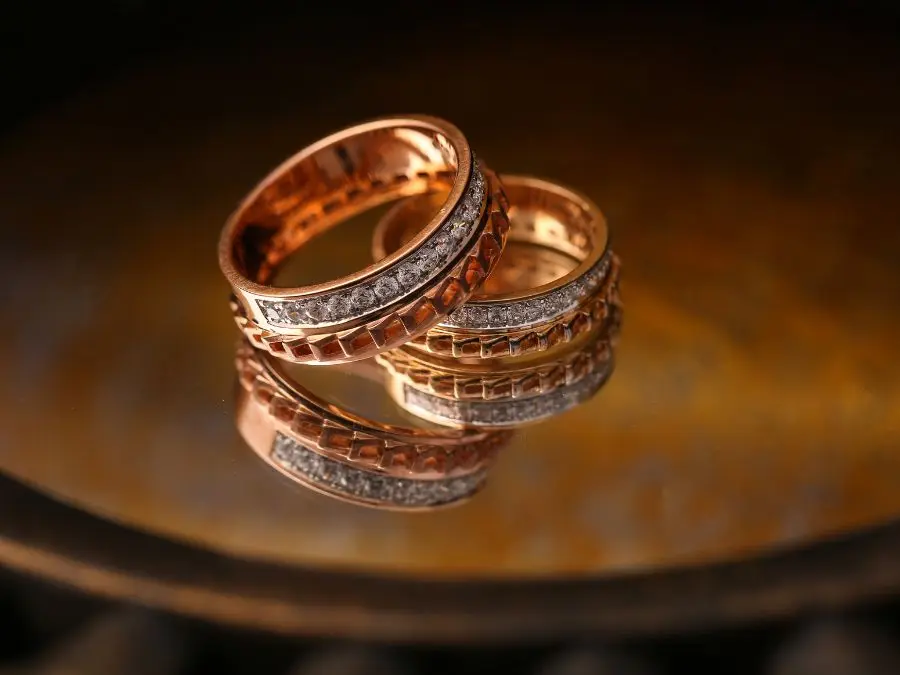 Trang sức vàng hồng đẹp Trang sức vàng hồng đẹp