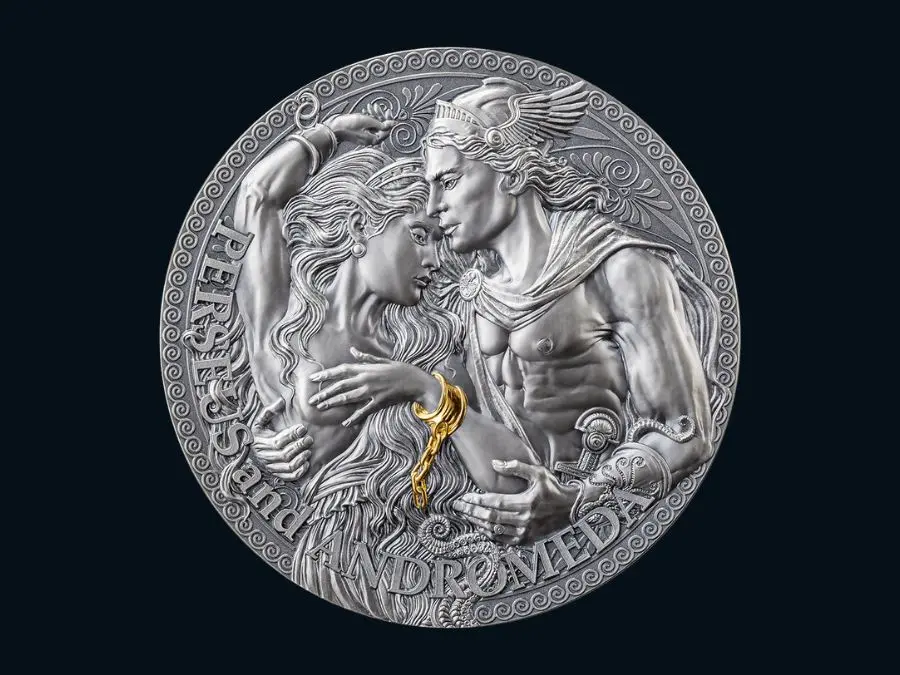 Xu bạc Perseus and Andromeda