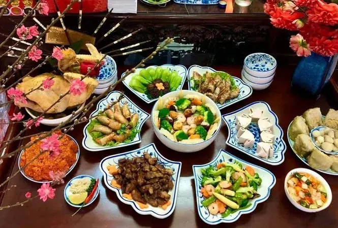 Mâm cúng giao thừa 30 tết