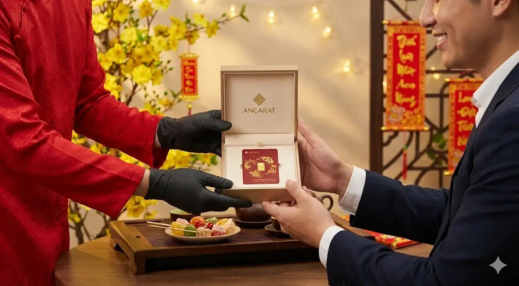 BST Tứ Linh Hội Tụ là giải pháp lì xì vàng tích lũy thông minh và tinh tế, thay lời chúc khởi đầu vững vàng từ Vàng Ancarat. BST Tứ Linh Hội Tụ là giải pháp lì xì vàng tích lũy thông minh và tinh tế, thay lời chúc khởi đầu vững vàng từ Vàng Ancarat.