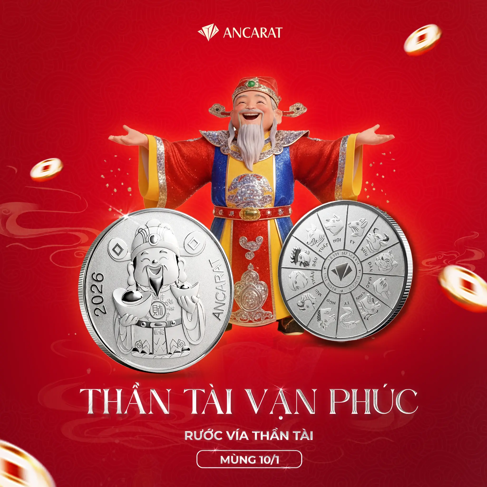 Không chỉ là vật phẩm phong thủy, Bạc Thần Tài Vạn Phúc còn là tài sản tích lũy có giá trị thực, không bị phai mờ hay hư hại theo thời gian.