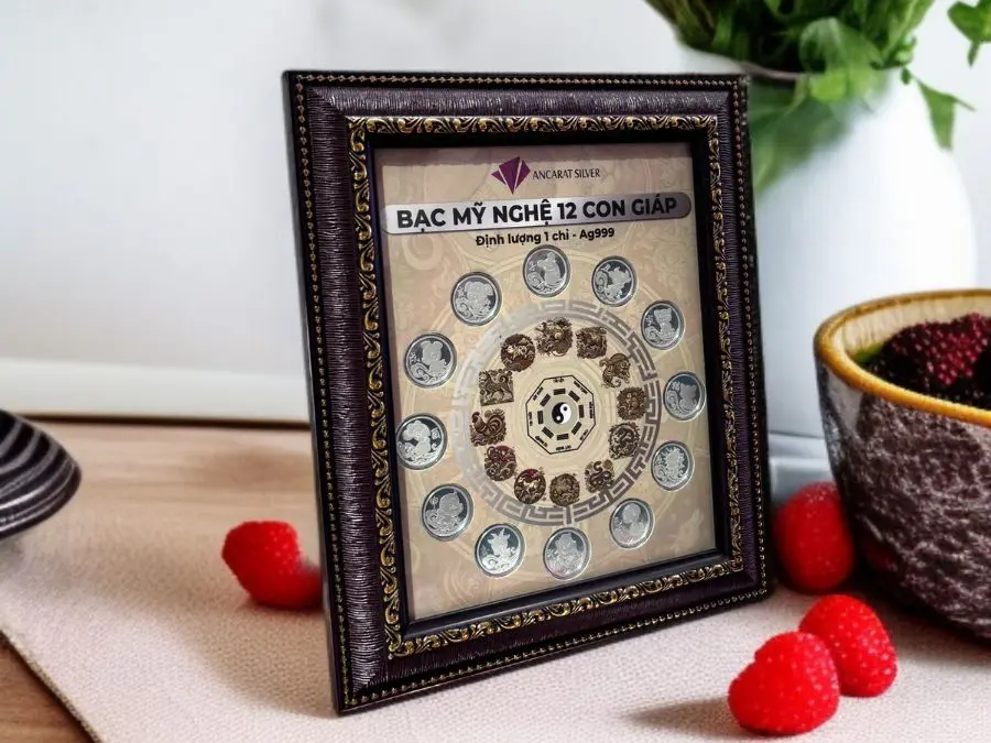 bạc phong thủy 12 con giáp