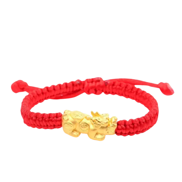 Vòng Tay Charm Vàng Tỳ Hưu Ngũ Hành Mệnh Hỏa