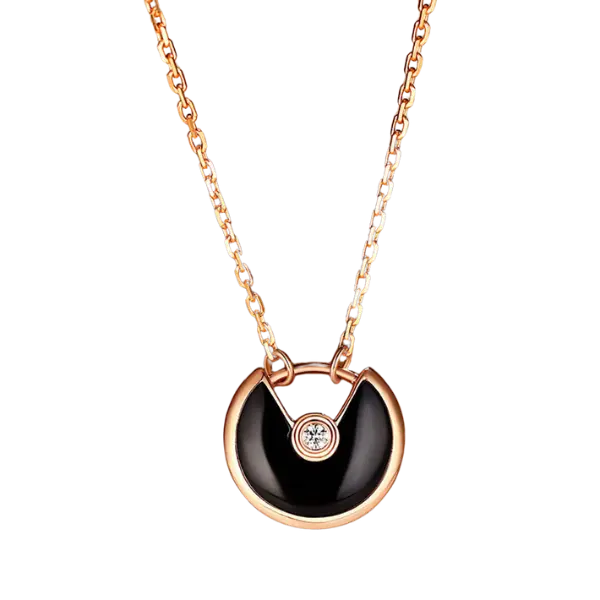 Dây chuyền Vàng 18K Golden C – Màu đen