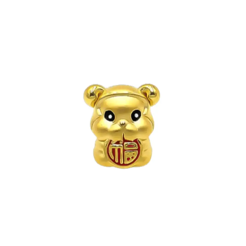 Charm Vàng 24k Kim Thân Chữ Phúc May Mắn