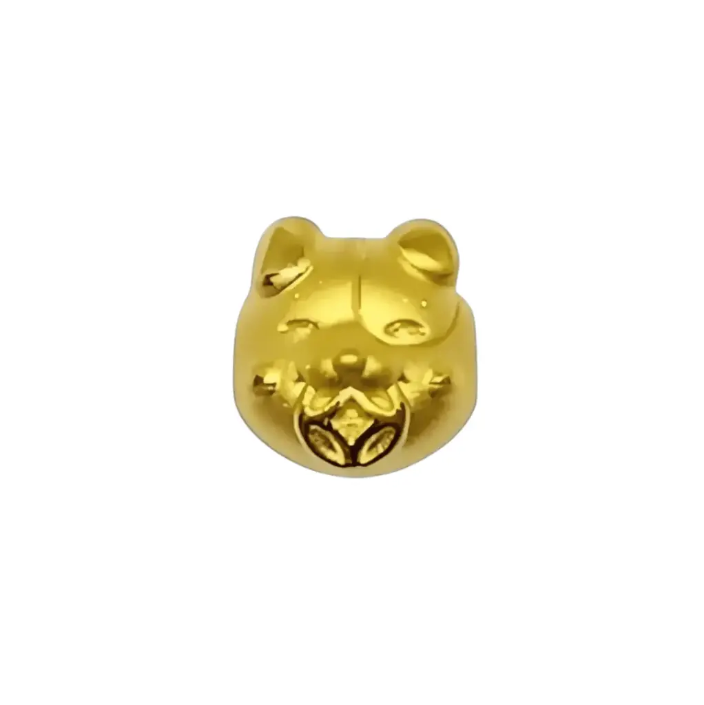 Charm Vàng 24K Kim Tuất Kim Tiền May Mắn