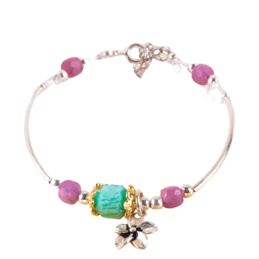 Vòng tay Bạc đá Thạch Anh may mắn – phong thủy