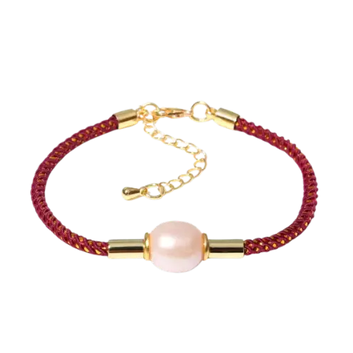 Vòng tay charm ngọc bọc bạc cao cấp mix bạc