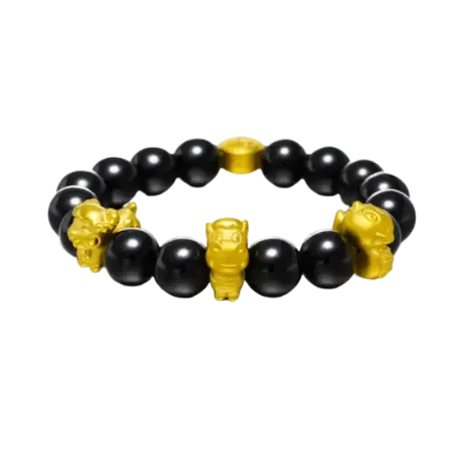 Bộ Con giáp Tỵ Ngọ Mùi – Charm vàng 24K