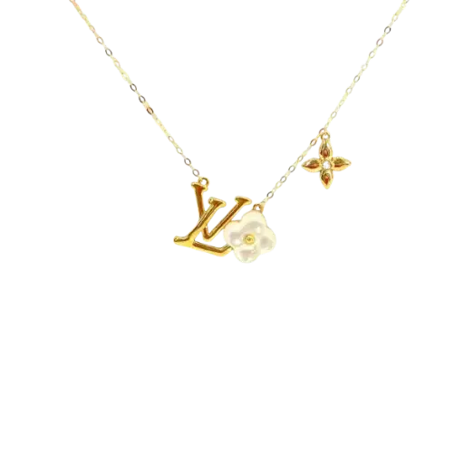 [AG7502.D168.703B] Dây chuyền Vàng 18K Golden Leaf – Phối 3 charm thời trang